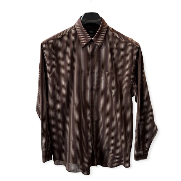 Van Heusen Studio wrinkle free stain shield men’s long sleeve button down shirt - Picture 16 of 16